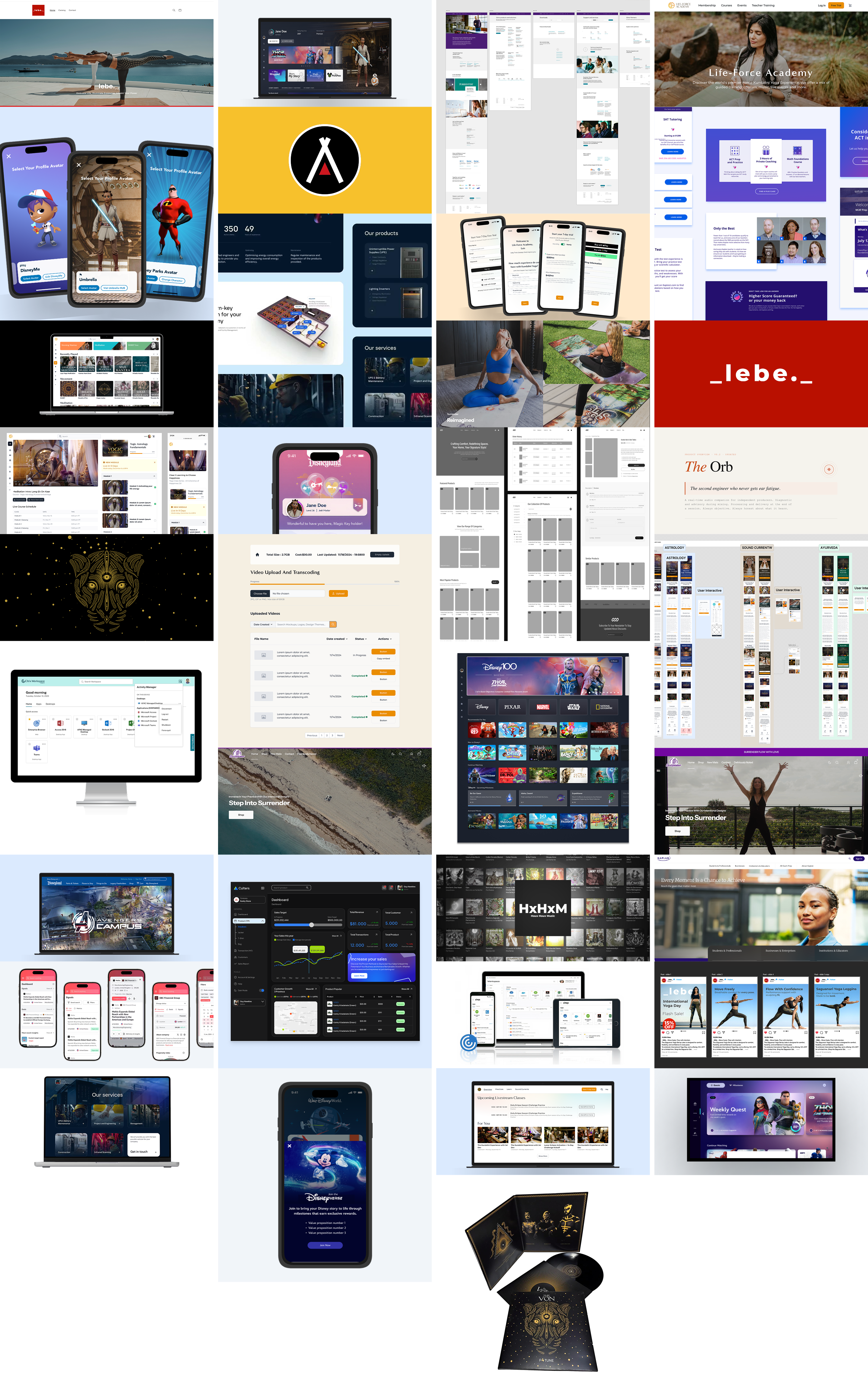 Selected work — product design, interaction, and generative systems